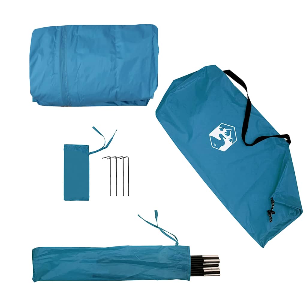 vidaXL Car Tent Blue Waterproof - 356 x 254 x 200 cm