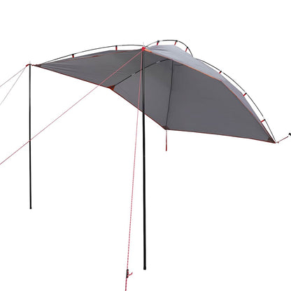 vidaXL Car Tent Grey and Orange Waterproof - 356 x 254 x 200 cm