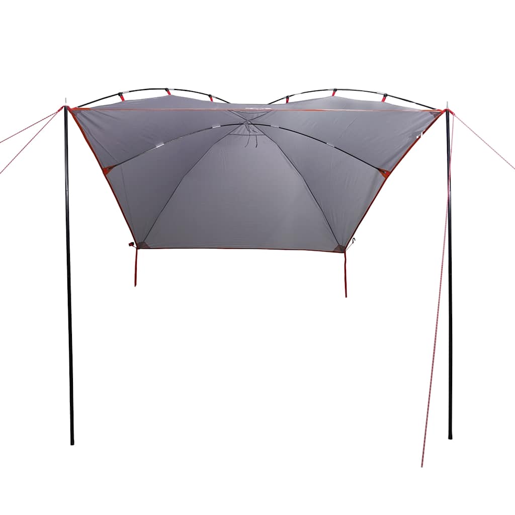 vidaXL Car Tent Grey and Orange Waterproof - 356 x 254 x 200 cm