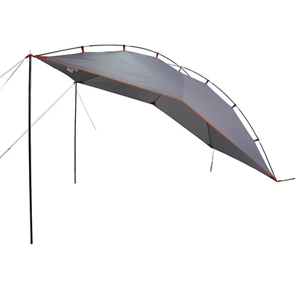 vidaXL Car Tent Grey and Orange Waterproof - 356 x 254 x 200 cm