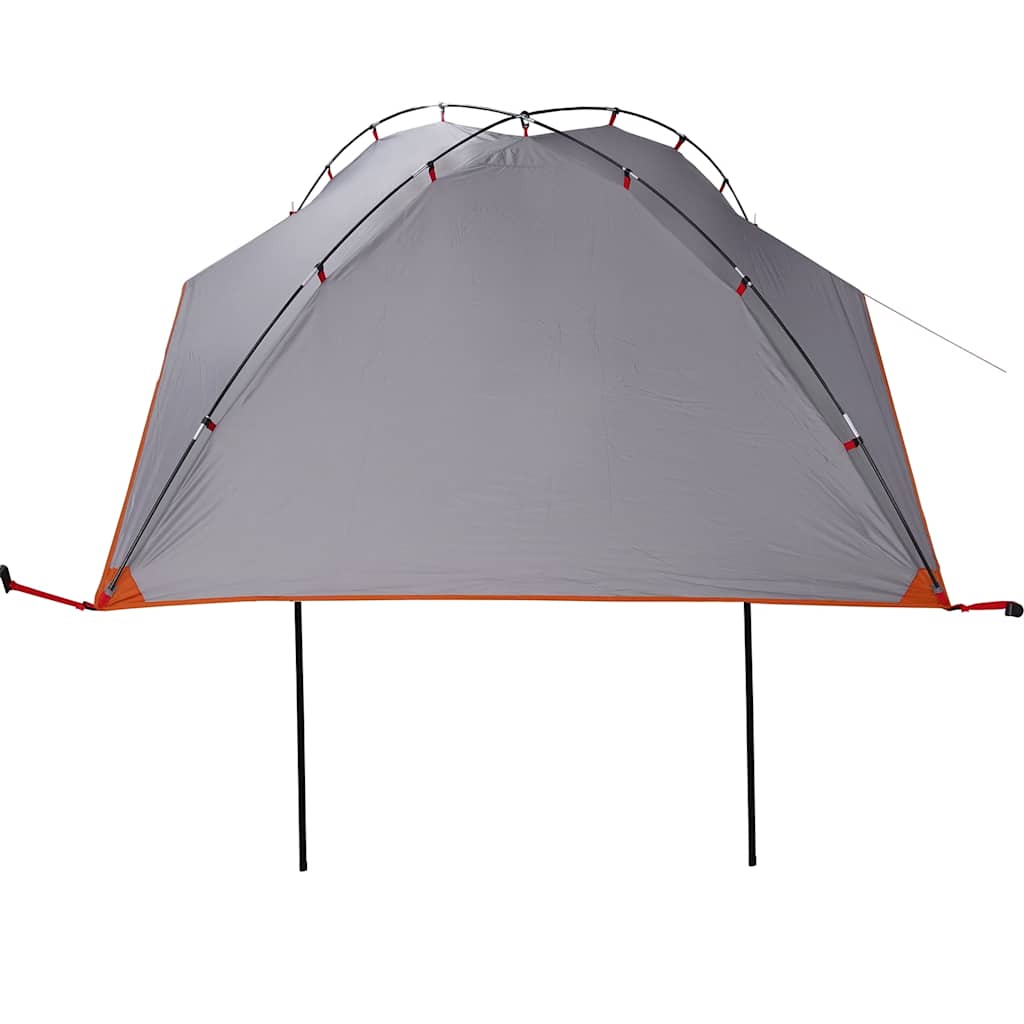vidaXL Car Tent Grey and Orange Waterproof - 356 x 254 x 200 cm