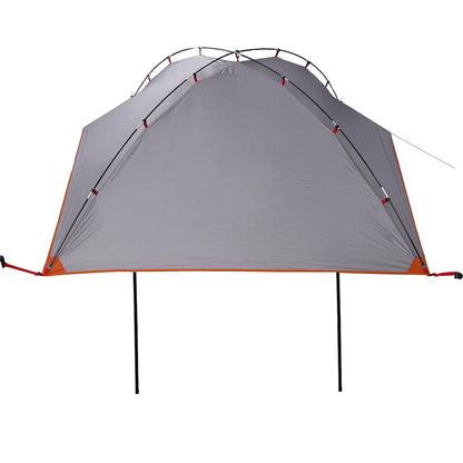 vidaXL Car Tent Grey and Orange Waterproof - 356 x 254 x 200 cm