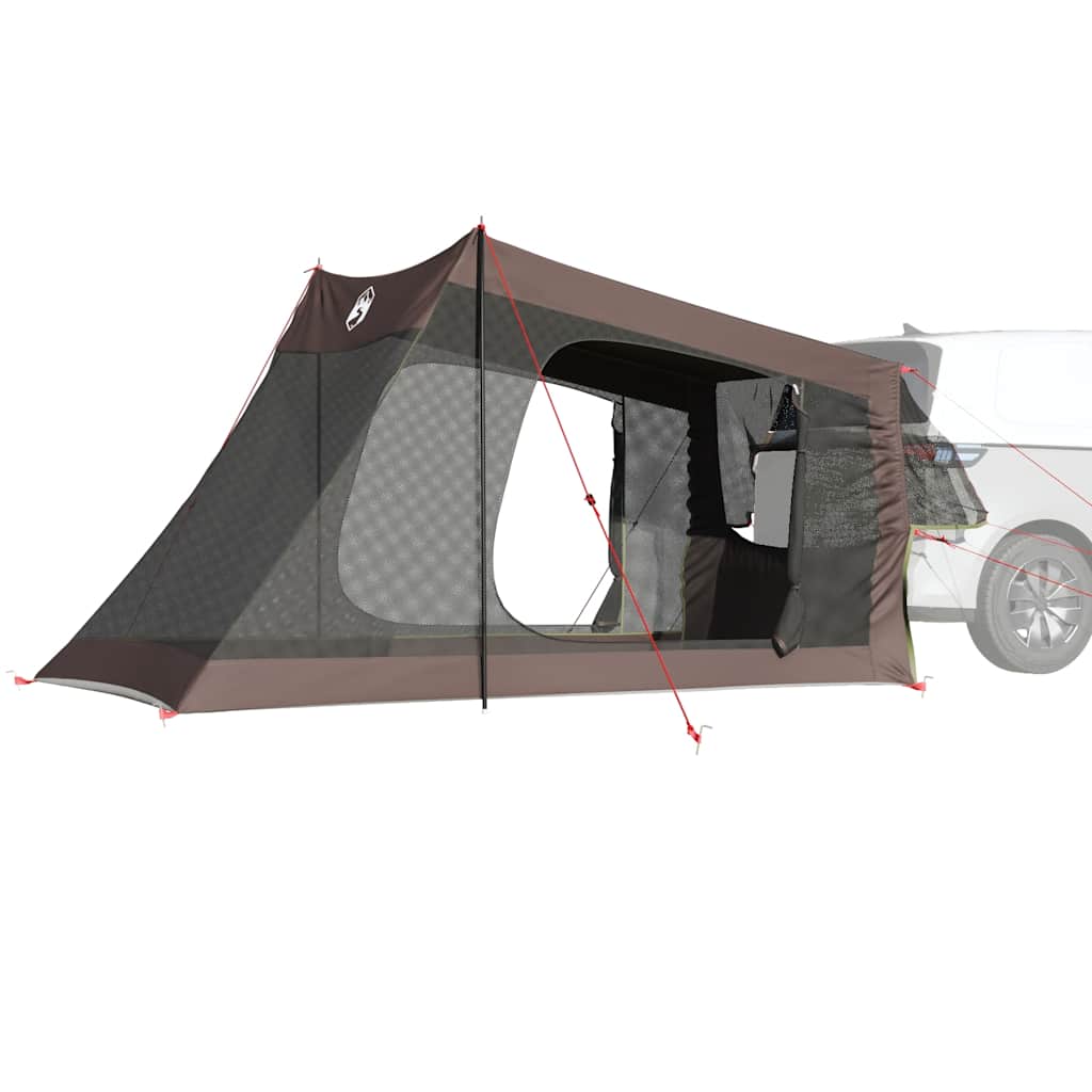 vidaXL Car Tent 2-Person Brown Waterproof
