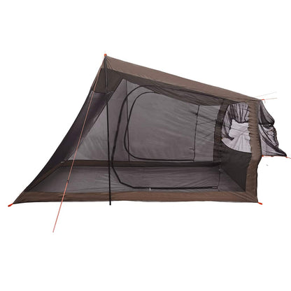 vidaXL Car Tent 2-Person Brown Waterproof