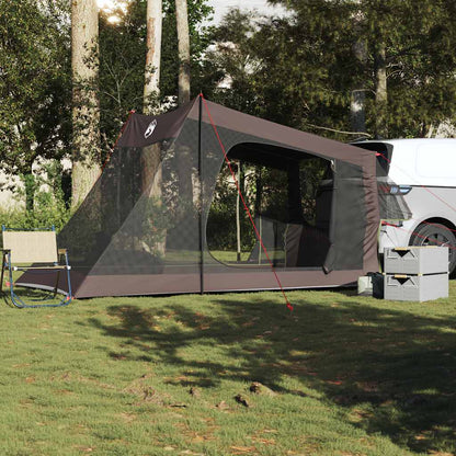 vidaXL Car Tent 2-Person Brown Waterproof