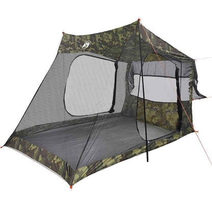 vidaXL Car Tent 2-Person Camouflage Waterproof - Green