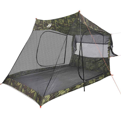 vidaXL Car Tent 2-Person Camouflage Waterproof - Green