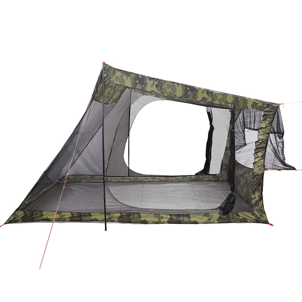 vidaXL Car Tent 2-Person Camouflage Waterproof - Green