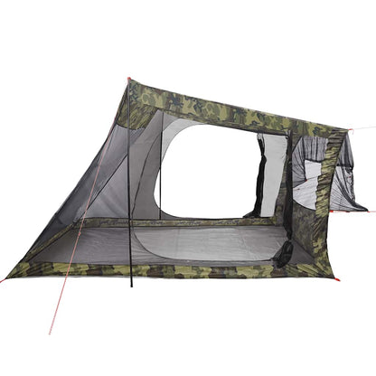 vidaXL Car Tent 2-Person Camouflage Waterproof - Green