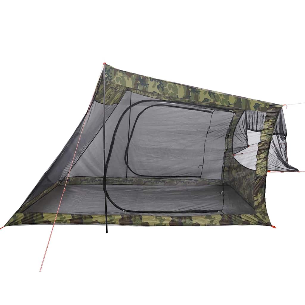 vidaXL Car Tent 2-Person Camouflage Waterproof - Green
