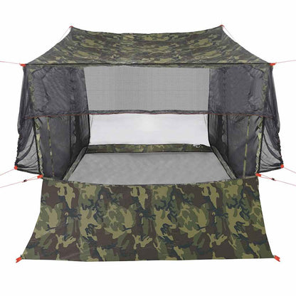 vidaXL Car Tent 2-Person Camouflage Waterproof - Green