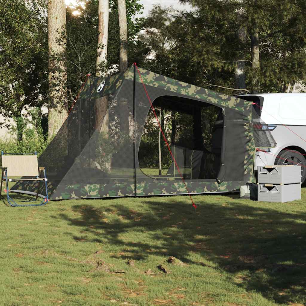 vidaXL Car Tent 2-Person Camouflage Waterproof - Green