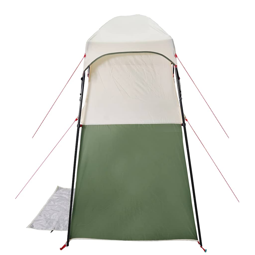 vidaXL Shower Tent 2-Person Green Waterproof