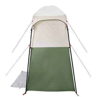 vidaXL Shower Tent 2-Person Green Waterproof