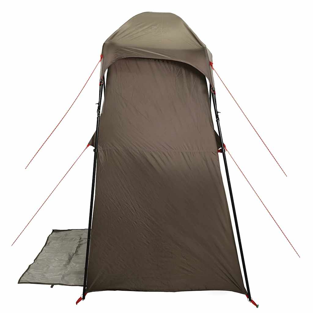 vidaXL Shower Tent 2-Person Brown Waterproof