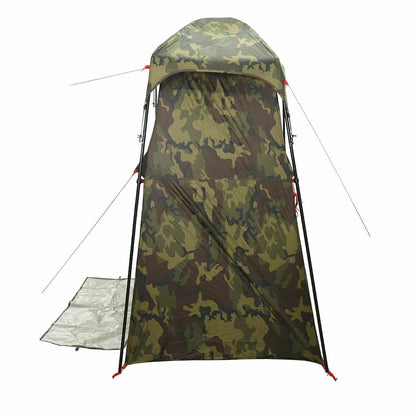 vidaXL Shower Tent 2-Person Camouflage Waterproof - Green