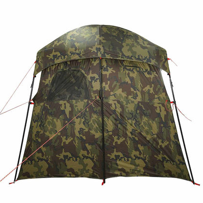 vidaXL Shower Tent 2-Person Camouflage Waterproof - Green