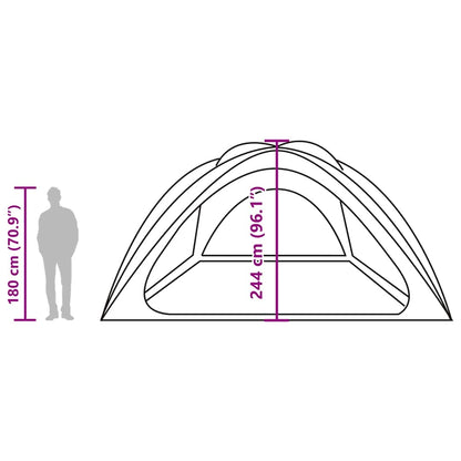 vidaXL Party Tent Sea Green Waterproof