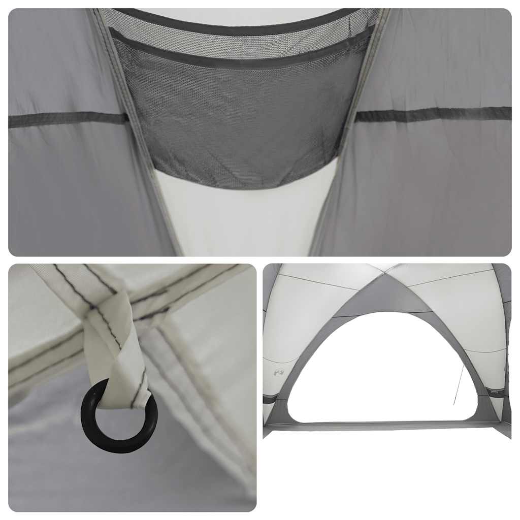 vidaXL Party Tent Grey Waterproof