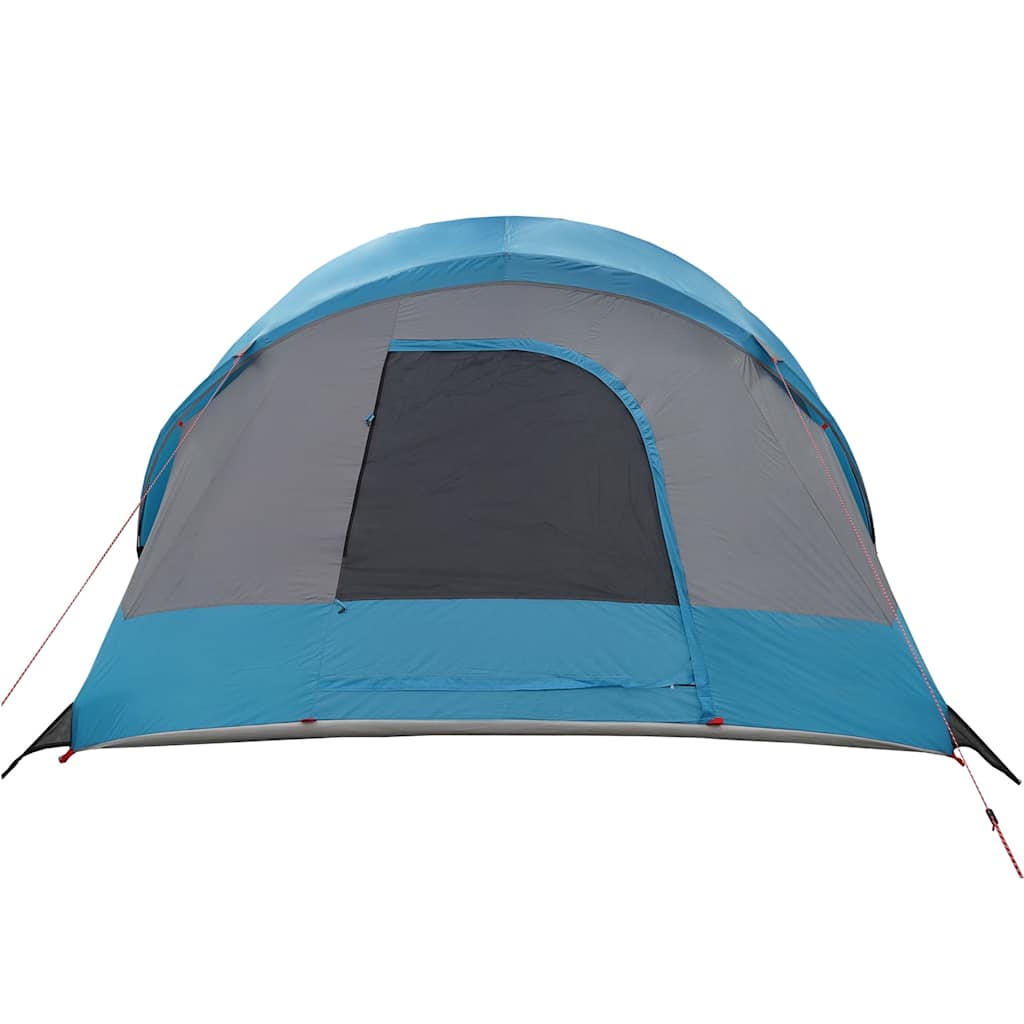 vidaXL Family Tent Tunnel 8-Person Blue Waterproof