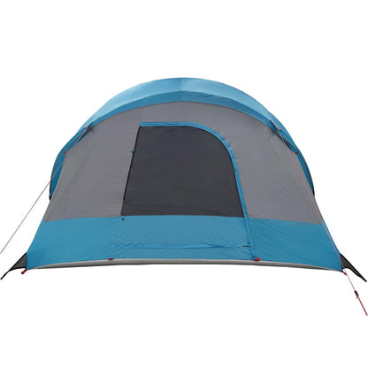 vidaXL Family Tent Tunnel 8-Person Blue Waterproof