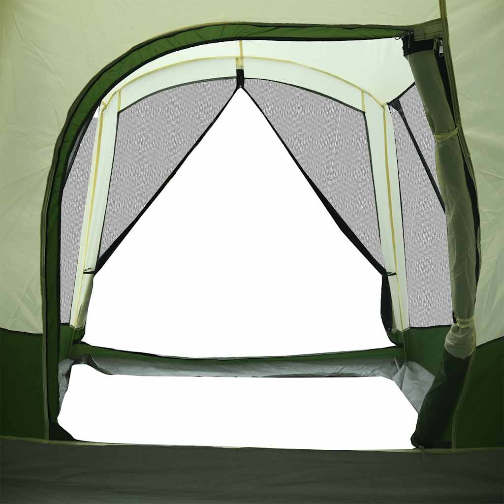 vidaXL Family Tent Tunnel 8-Person Green Waterproof - 37489