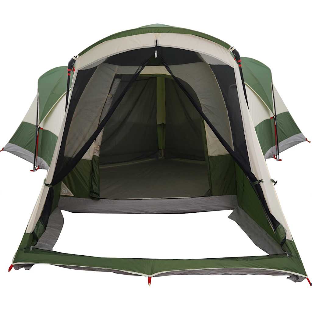 vidaXL Family Tent Tunnel 8-Person Green Waterproof - 37489