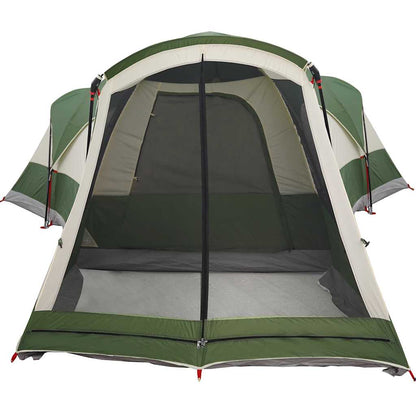 vidaXL Family Tent Tunnel 8-Person Green Waterproof - 37489