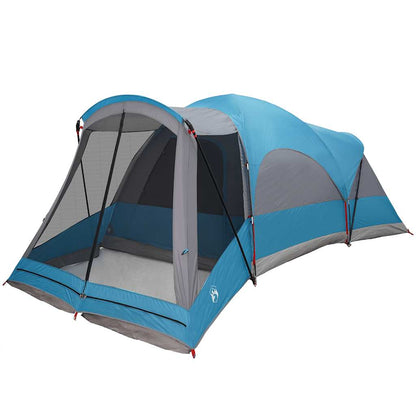 vidaXL Family Tent Tunnel 8-Person Blue Waterproof - 37490