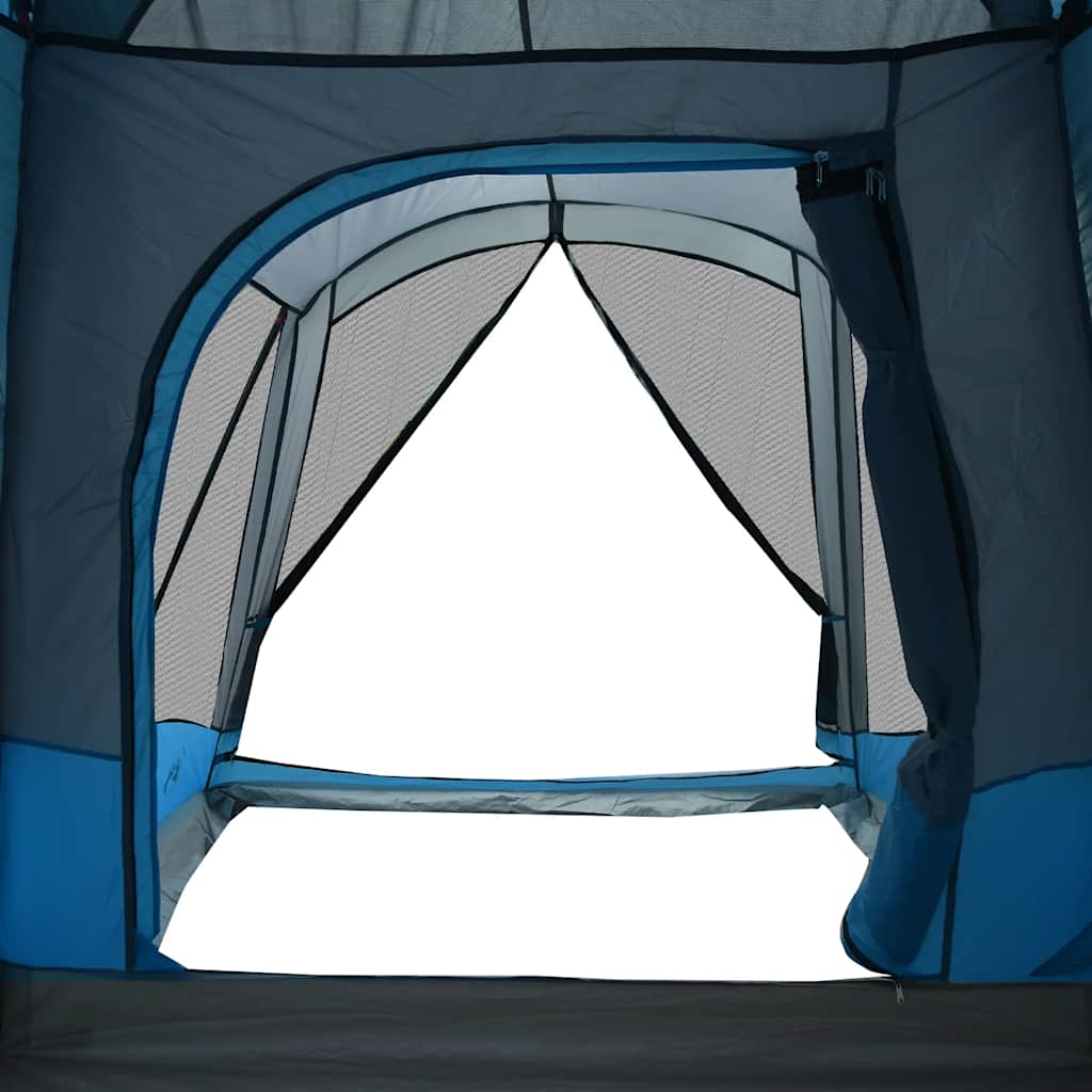 vidaXL Family Tent Tunnel 8-Person Blue Waterproof - 37490