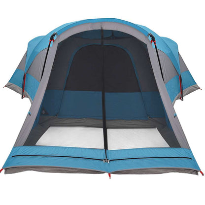 vidaXL Family Tent Tunnel 8-Person Blue Waterproof - 37490