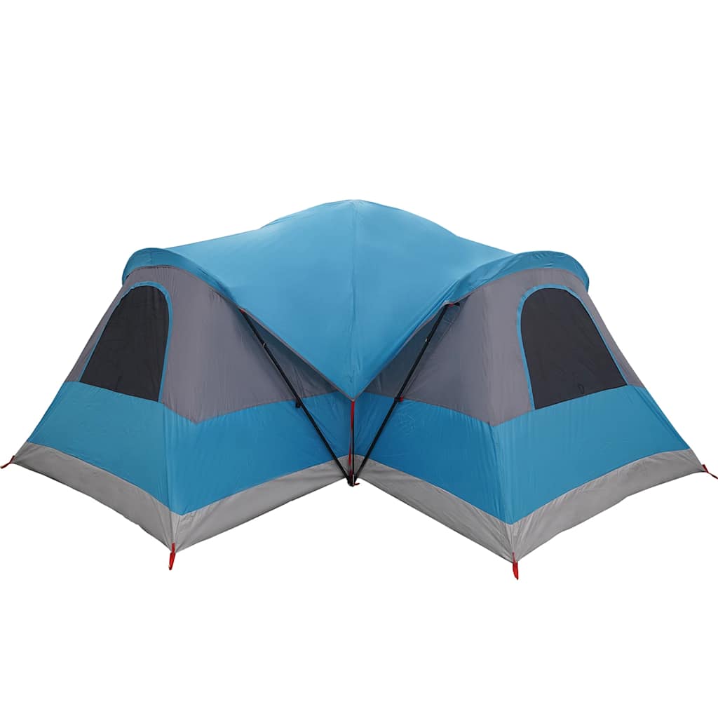 vidaXL Family Tent Tunnel 8-Person Blue Waterproof - 37490