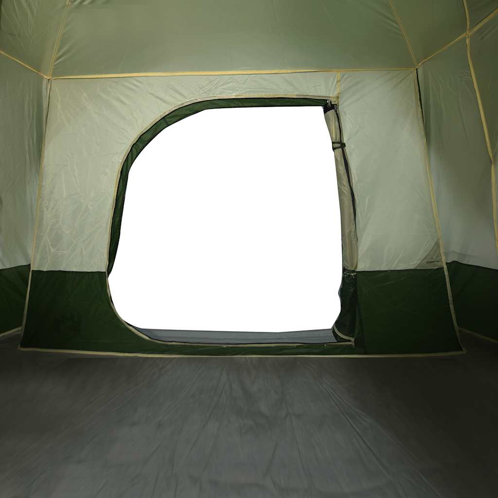 vidaXL Family Tent Cabin 6-Person Green Waterproof