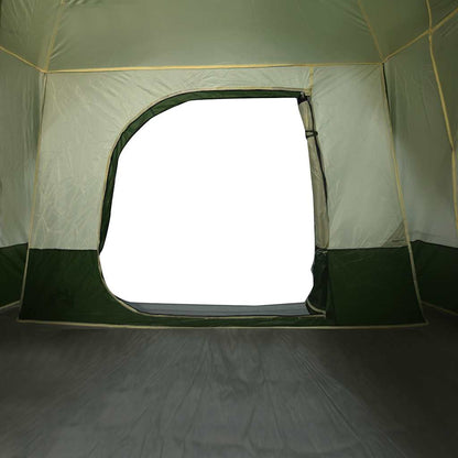 vidaXL Family Tent Cabin 6-Person Green Waterproof
