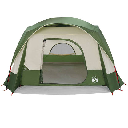 vidaXL Family Tent Cabin 6-Person Green Waterproof