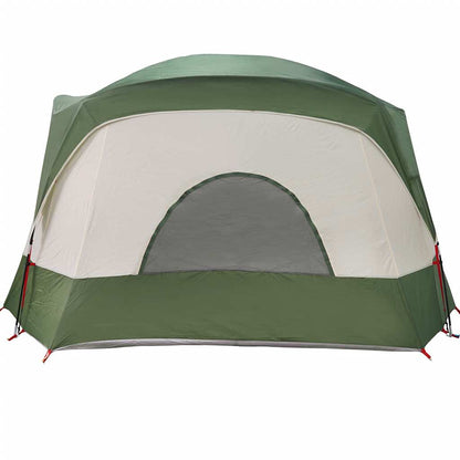 vidaXL Family Tent Cabin 6-Person Green Waterproof