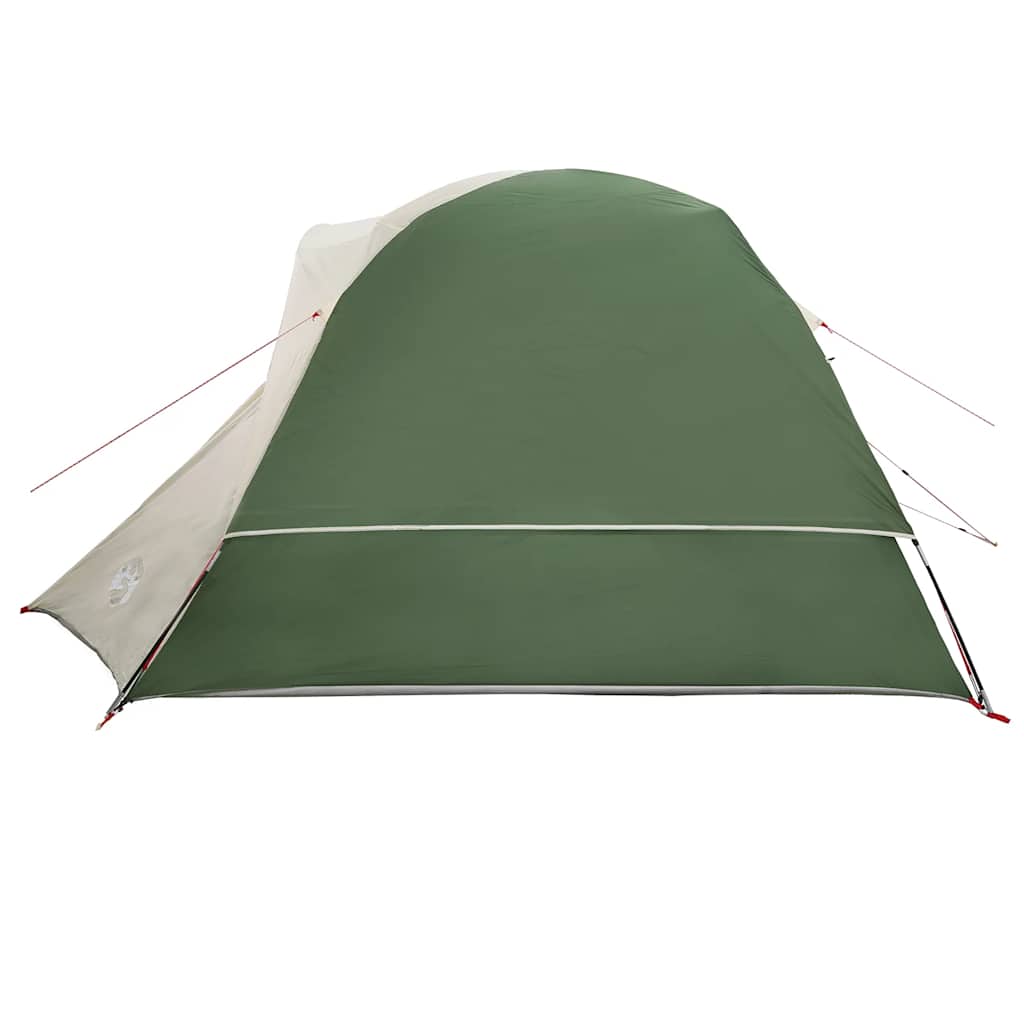 vidaXL Camping Tent Cabin 4-Person Green Waterproof - 37527