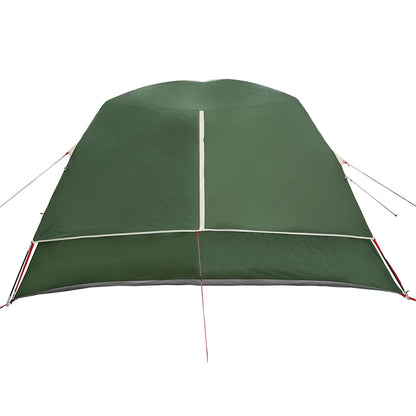vidaXL Camping Tent Cabin 4-Person Green Waterproof - 37527