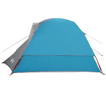 vidaXL Camping Tent Cabin 4-Person Blue Waterproof - 37536