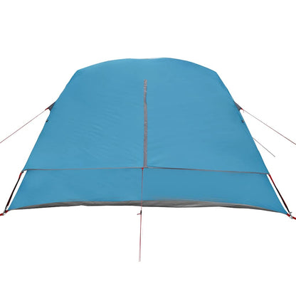 vidaXL Camping Tent Cabin 4-Person Blue Waterproof - 37536