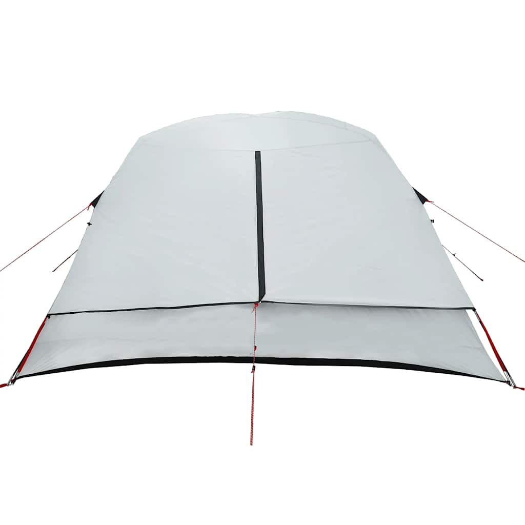 vidaXL Camping Tent Cabin 4-Person White Blackout Fabric Waterproof