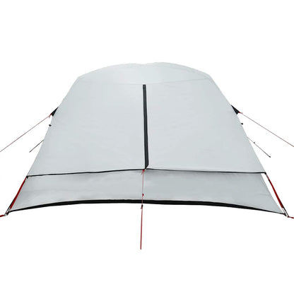 vidaXL Camping Tent Cabin 4-Person White Blackout Fabric Waterproof