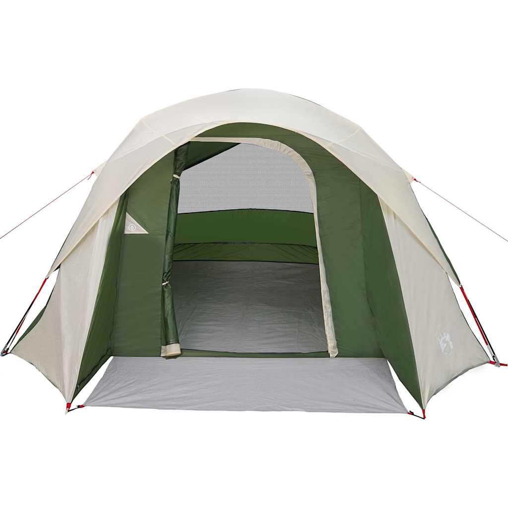 vidaXL Family Tent Cabin 6-Person Green Waterproof - 37555