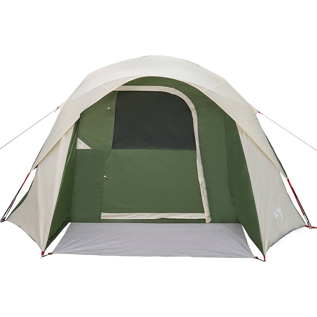 vidaXL Family Tent Cabin 6-Person Green Waterproof - 37555