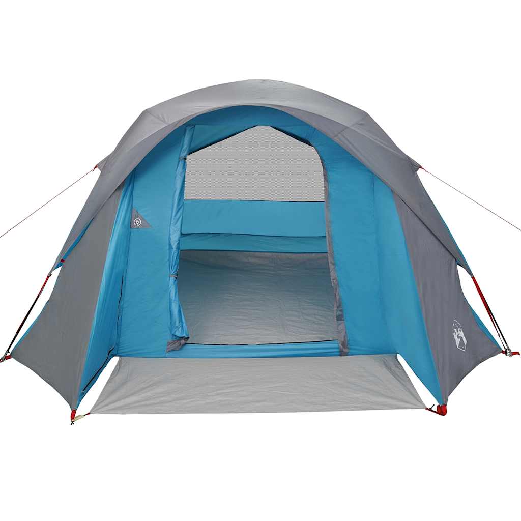 vidaXL Family Tent Cabin 6-Person Blue Waterproof - 37559