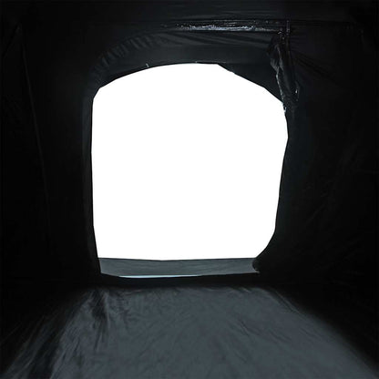 vidaXL Family Tent Cabin 6-Person White Blackout Fabric Waterproof
