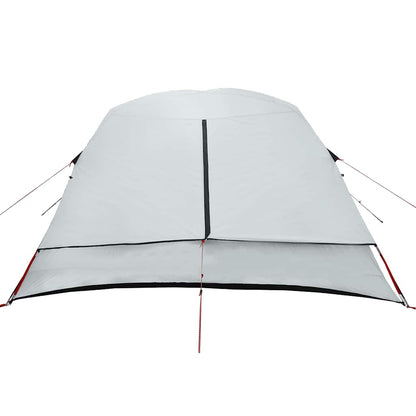 vidaXL Family Tent Cabin 6-Person White Blackout Fabric Waterproof