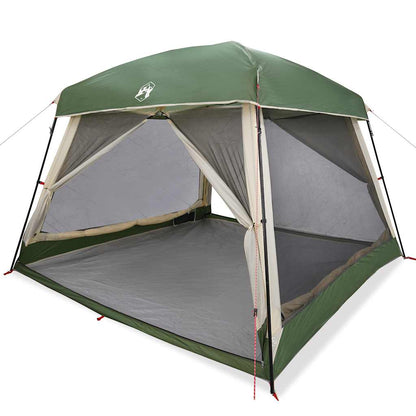 vidaXL Family Tent Cabin 6-Person Green Waterproof - 37575