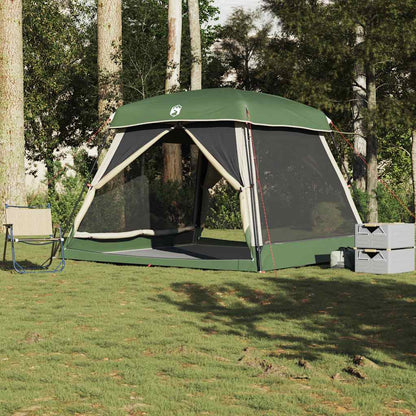 vidaXL Family Tent Cabin 6-Person Green Waterproof - 37575