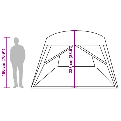vidaXL Family Tent Cabin 6-Person Blue Waterproof - 37584